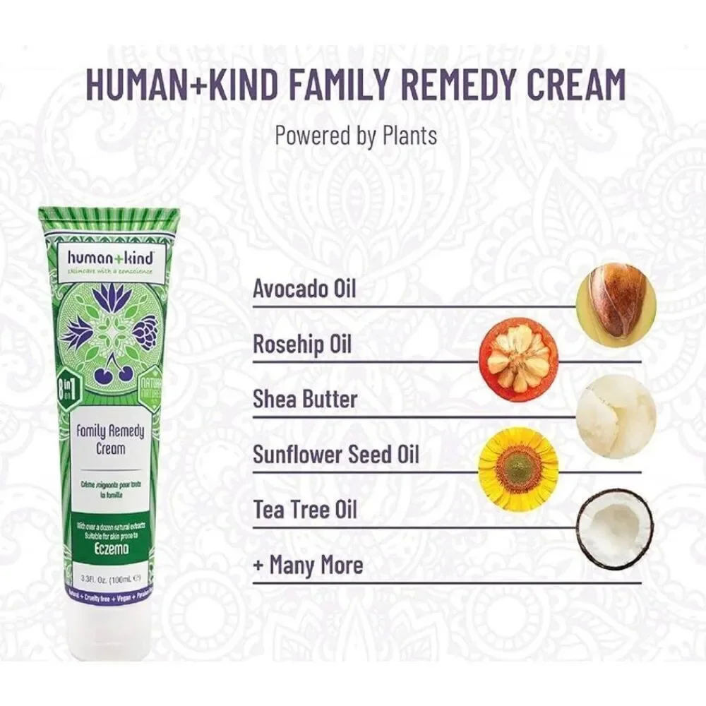 HUMAN + KIND - NWT Duo/Grapefruit Body Wash & Family Remedy Cream/8.45 & 3.53 oz